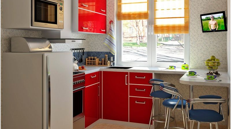 Идеи и советы при планировке маленькой кухни