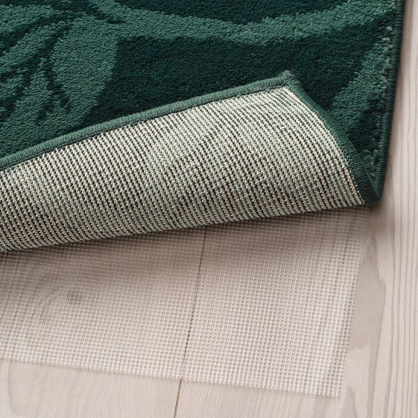 Ковер, короткий ворс, зеленый 133x195 см IKEA ХИЛЬДИГАРД 404.567.43 - схема-чертеж с размерами