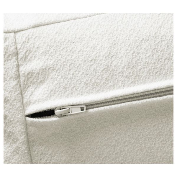 Чехол на диван-кровать с козеткой БАККАБРУ, Хильте белый - схема-чертеж с размерами