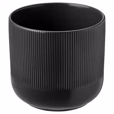 GRADVIS Кашпо - д/дома/улицы чёрный 15 см