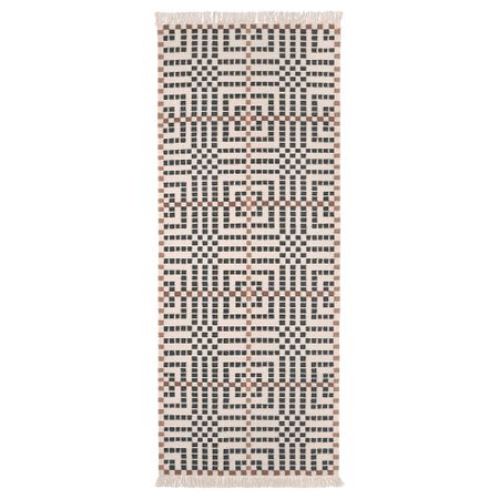 Ковер, безворсовый, ручная работа, разноцветный, 80x200 см IKEA VAMDRUP ВАМДРУП 305.078.75