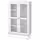 HAVSTA Шкаф-витрина - белый 81x35x123 см