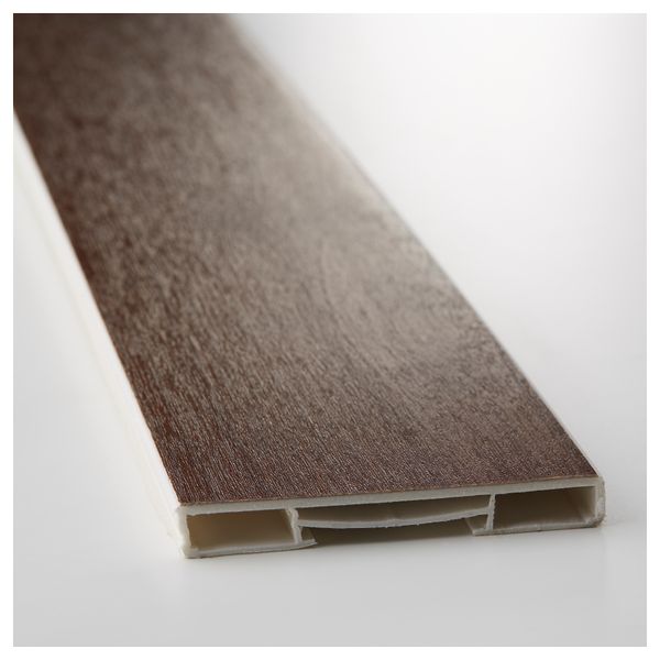 Цоколь ДАЛАРНА, темно-коричневый (220x8 см) - схема-чертеж с размерами