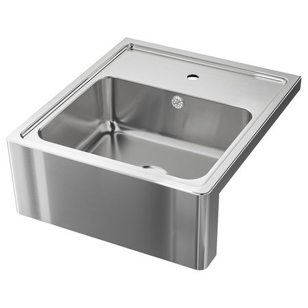 Мойка с видимой фронтальной стенкой, нержавеющая сталь 60x69 см IKEA BREDSJÖN БРЕДШЁН 292.895.62