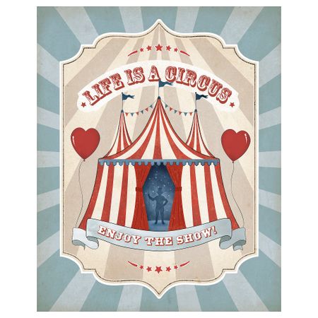 Картина, 40x50 см, Добро пожаловать в цирк! IKEA PJÄTTERYD 305.180.58