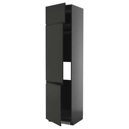 Высокий шкаф для холодильник, морозилки, 3 дверцы IKEA METOD МЕТОД 195.881.99