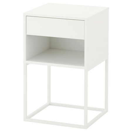 VIKHAMMER Тумба прикроватная - белый 40x39 см