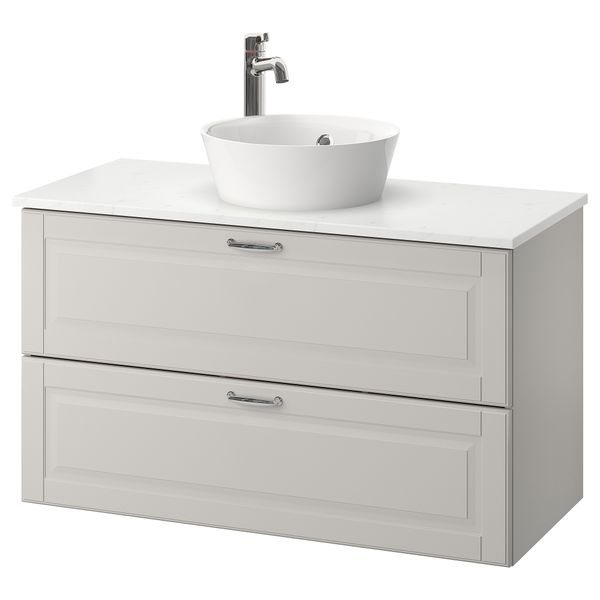 Шкаф со столешницей 40см раковина, 102x49x75 cm IKEA KATTEVIK КАТТЕВИК, GODMORGON ГОДМОРГОН, TOLKEN ТОЛКЕН 093.089.05 - фото 2