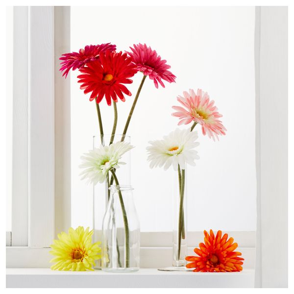 Цветок искусственный СМИККА, Гербера разные цвета (45 см) - фото 2