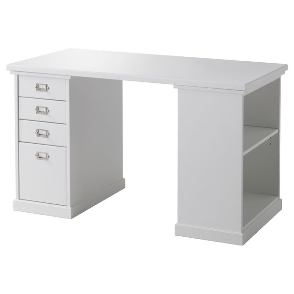 Стол КЛИМПЕН, белый (120x60 см) - фото 1