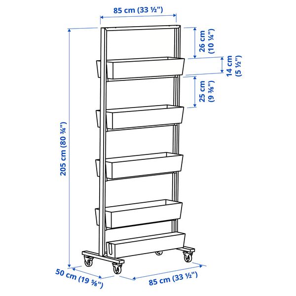 IKEA, дополнительный ракурс - схема-чертеж с размерами