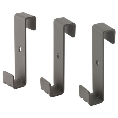 Крючок для боковой стойки ИВАР, серый