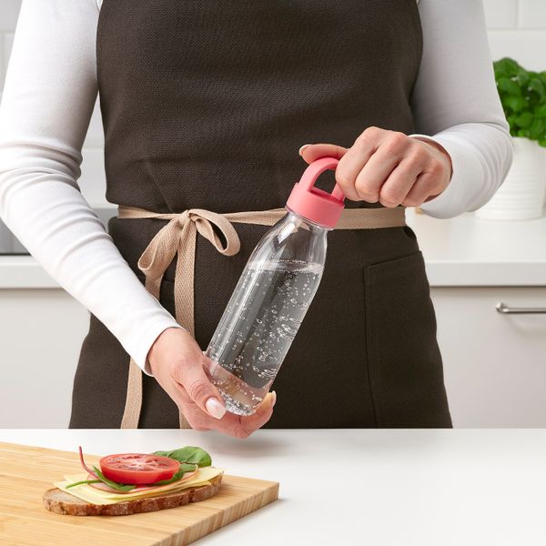 Бутылка для воды, светло-красный 0.5 л IKEA IKEA 365+ ИКЕА/365+ 404.800.12 - фото 2