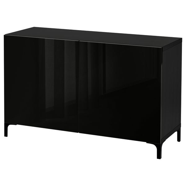 Комбинация для хранения с дверцами, 120x42x74 cm IKEA BESTÅ БЕСТО 692.098.32 - фото 2