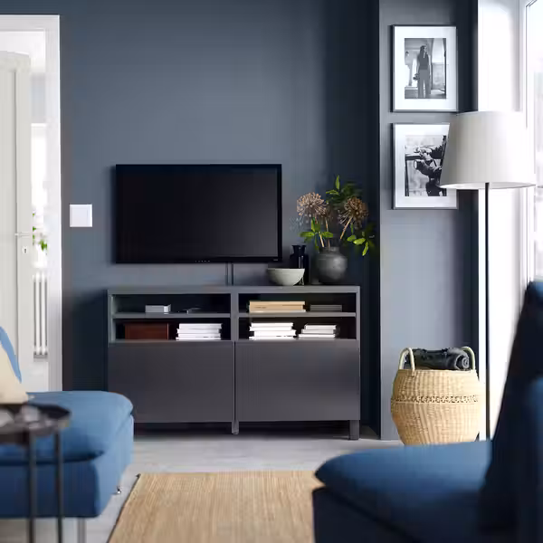 BESTÅ Тумба под ТВ, с дверцами - фото 2