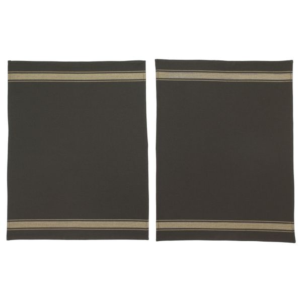 Полотенце кухонное ВАРДАГЕН, черный (50x70 см) - фото 1