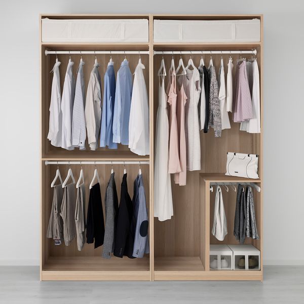 Гардероб, комбинация, 200x60x236 cm IKEA PAX/REINSVOLL 593.860.19 - схема-чертеж с размерами