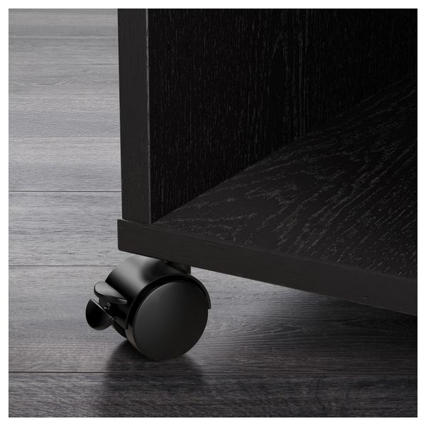 Прикроватный столик ОЛТЕДАЛЬ, черно-коричневый (32x50 см) - фото 3