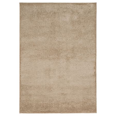 Ковер, длинный ворс, бежевый 133x195 см IKEA VONGE ВОНГЕ 504.362.26