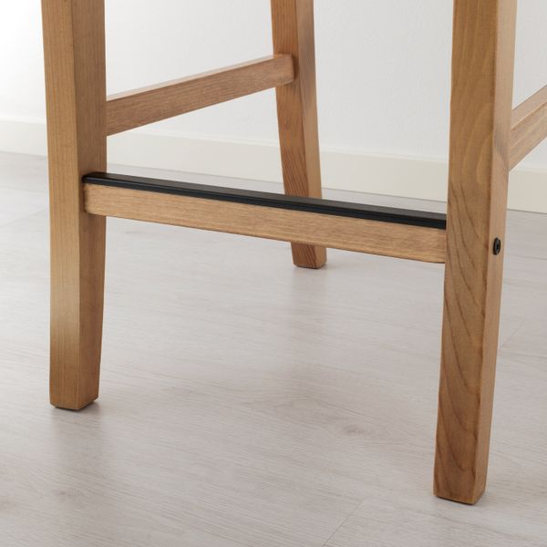 Стул барный, морилка, антик 63 см IKEA INGOLF ИНГОЛЬФ 703.605.03 - фото 4