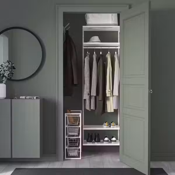 JONAXEL Комбинация д/хранения - белый 25x51x70 см - фото 3