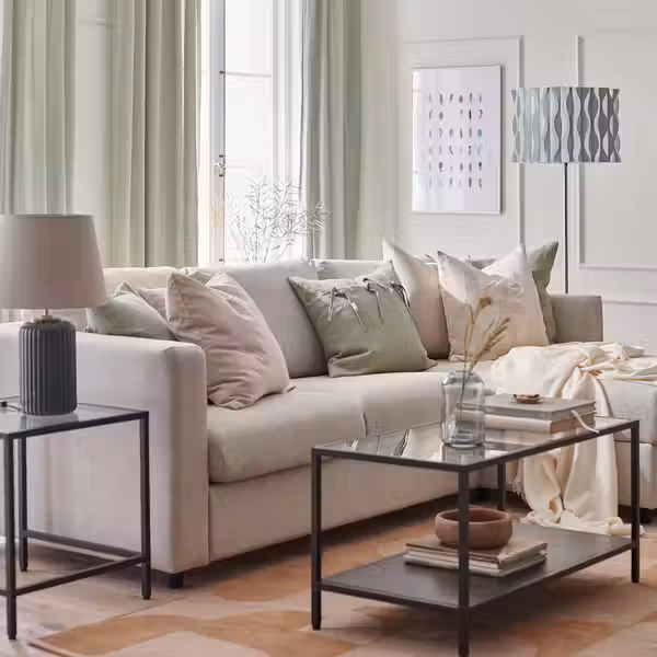 VIMLE 3-местный диван - Gunnared бежевый - фото 6