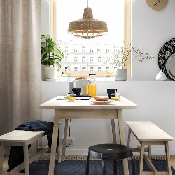 Стол, береза, 125x74 см IKEA NORRÅKER НОРРОКЕР 304.289.82 - фото 3