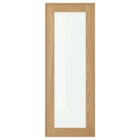Стеклянная дверь, дуб 30x80 см IKEA EKESTAD ЭКЕСТАД 103.671.16