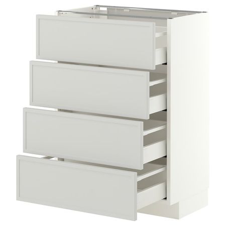 METOD / MAXIMERA Напольный шкаф 4 фасада/4 ящика