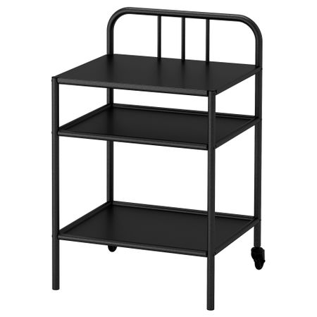 Тумба прикроватная ФИРЕСДАЛЬ, черный (45x38 см)