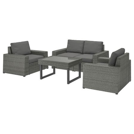 4-местный комплект садовой мебели IKEA SOLLERÖN СОЛЛЕРОН 692.874.53