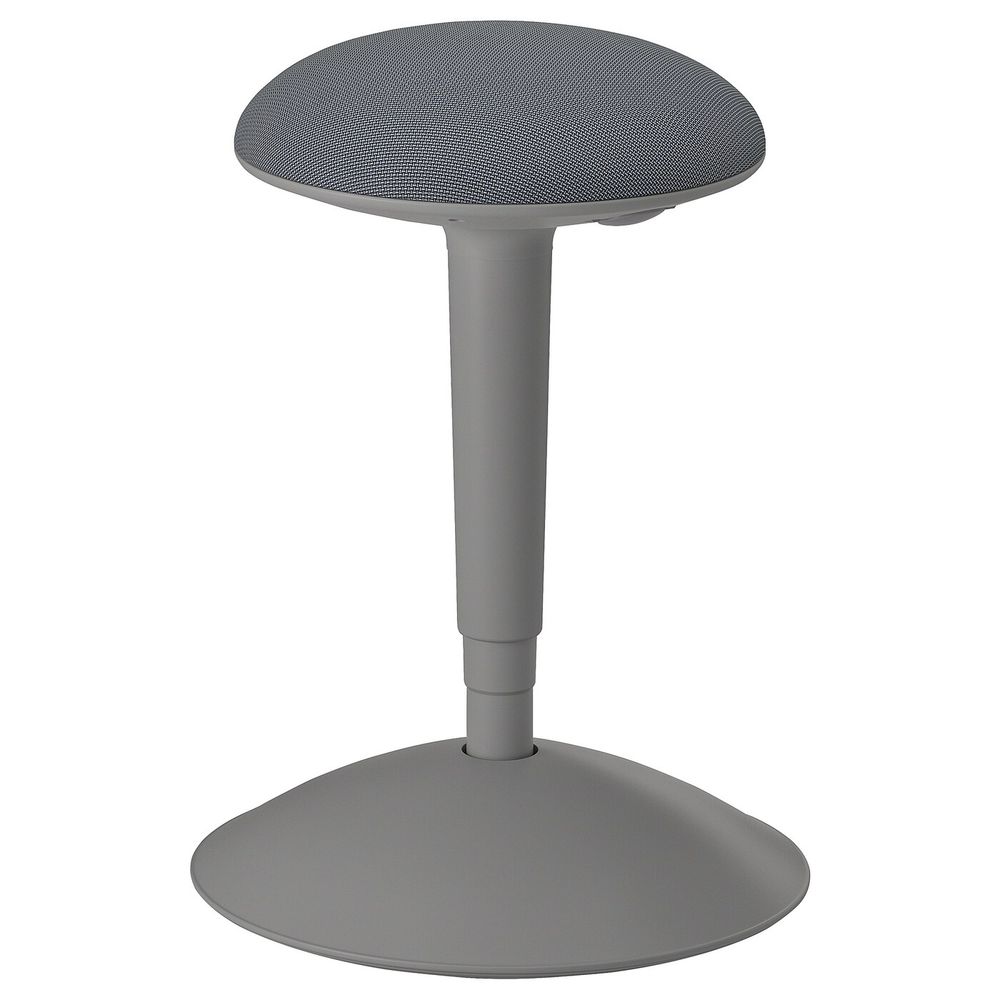 Высокий табурет, серый/Кабуса темно-серый IKEA NILSERIK НИЛЬС-ЭРИК 804.868.37 - фото 1