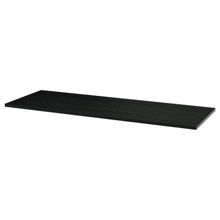 Cтолешница, 140x48 см, черная морилка, ясеневый шпон IKEA MITTZON 405.277.88