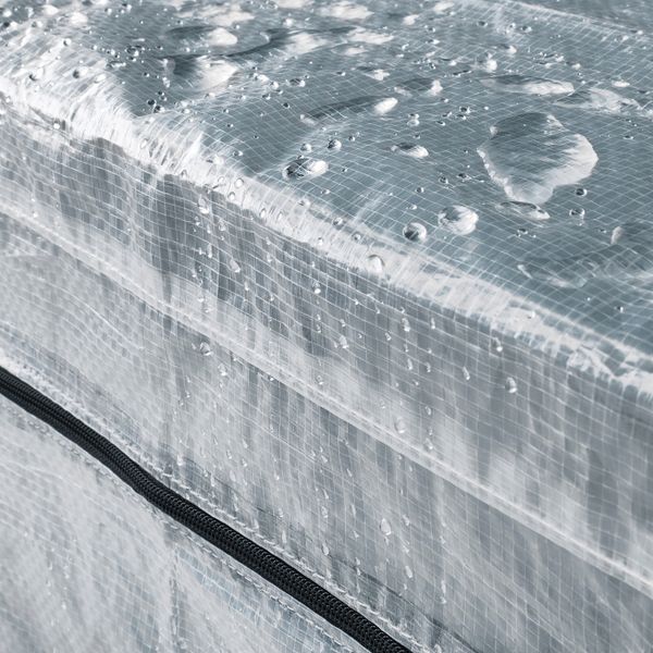 Стеллаж с чехлом, прозрачный 60x27x74 см IKEA HYLLIS ХИЛЛИС 292.859.41 - фото 9