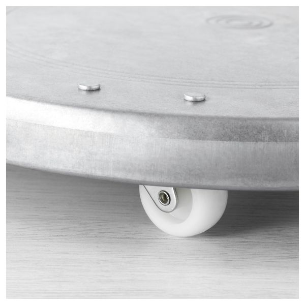 Подставка на колесах СОККЕР, оцинковка д/дома/улицы, оцинковка (31 см) - схема-чертеж с размерами