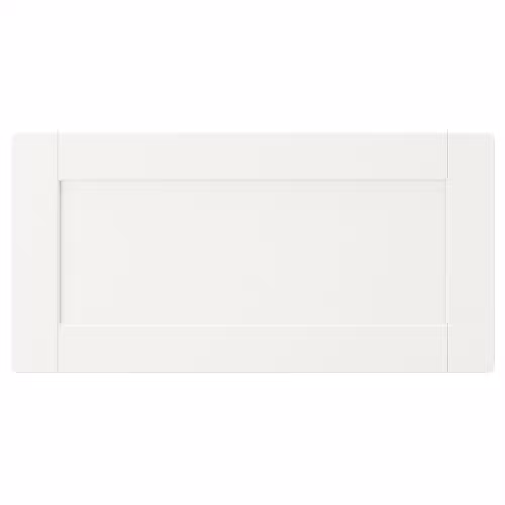 SMÅSTAD Фронтальная панель ящика - белый/с рамой 60x30 см - фото 1