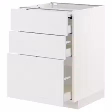 METOD / MAXIMERA Напольный шкаф с выдвиж панелью/3ящ