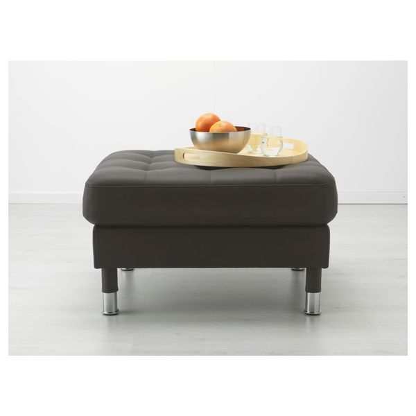 Табурет для ног, темно-коричневый, металл IKEA LANDSKRONA ЛАНДСКРУНА 190.318.17 - фото 4