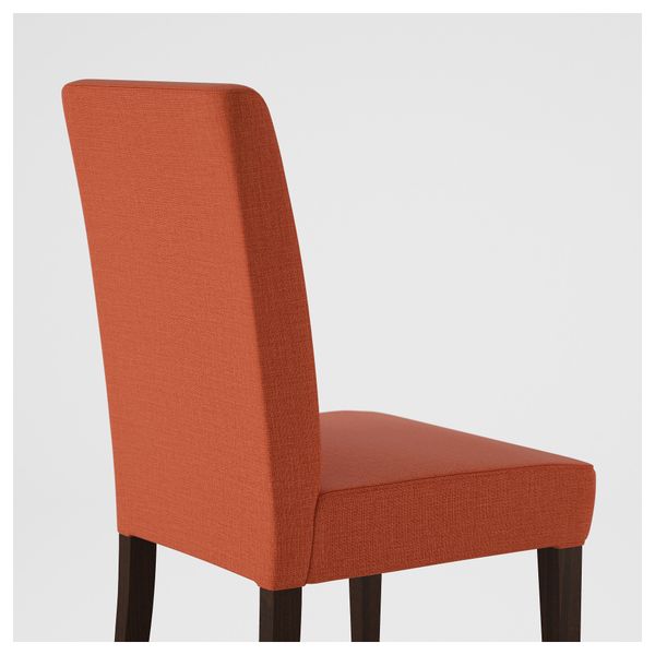 Стул ХЕНРИКСДАЛЬ, коричневый, Шифтебу темно-оранжевый - фото 3