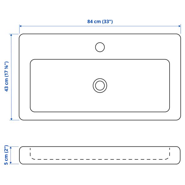 IKEA, дополнительный ракурс - схема-чертеж с размерами