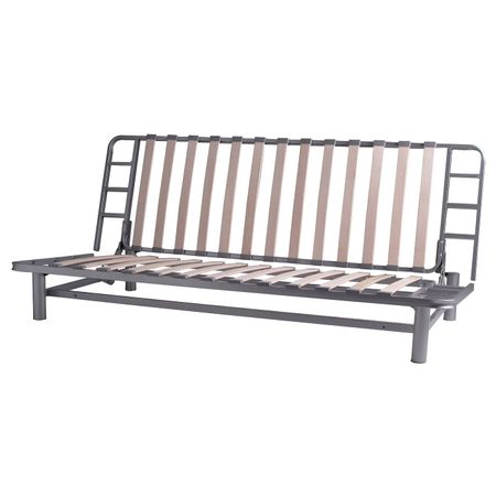 Каркас дивана-кровати 3-мест, серебристый IKEA BEDDINGE БЕДИНГЕ 301.165.65
