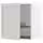 METOD Навесной шкаф с сушилкой - белый/Lerhyttan светло-серый 60x60 см