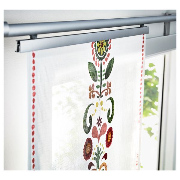 Узкая гардина ОКЕРКУЛЛА, разноцветный (60x300 см) - схема-чертеж с размерами