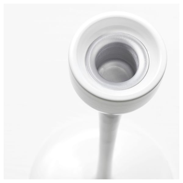 Набор подсвечников, 3 штуки БЛОМСТЭР, стекло, белый - схема-чертеж с размерами