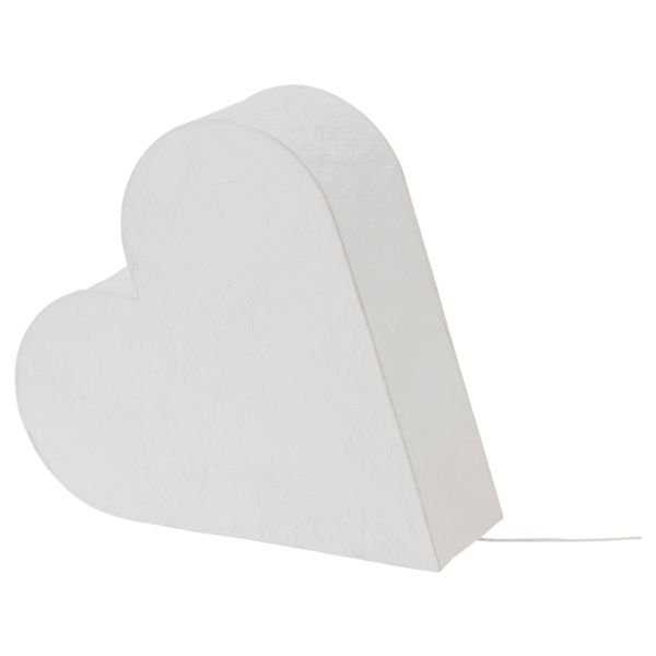 Украшение для стола СТРОЛА, сердце, белый (50 см) - фото 2
