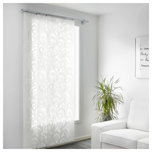 Узкая гардина ВОРШЁНА, белый (60x300 см) - фото 2