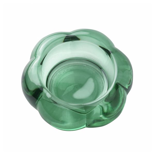 Подсвечник для греющей свечи, зеленый, 3 см IKEA BLADFÅGEL 006.059.00 - схема-чертеж с размерами