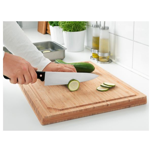 Нож поварской, темно-серый, 20 см IKEA VARDVARDAGEN ВАРДАГЕН ВАРДАГЕН 402.947.22 - фото 3