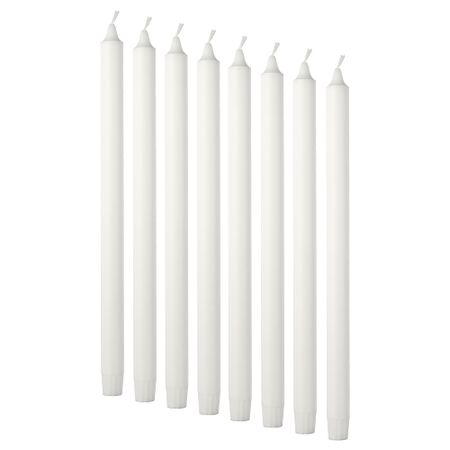 Неароматическая свеча ДЖУБЛ, белый (35 см)