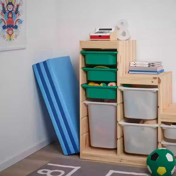 PLUFSIG Складной гимнастический коврик - синий 78x185 см - фото 4